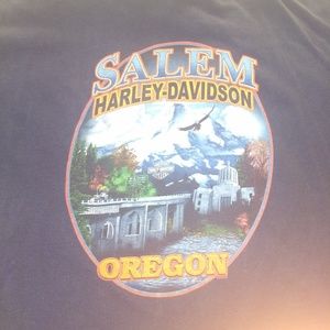 Salem Oregon Harley Davidson shirt